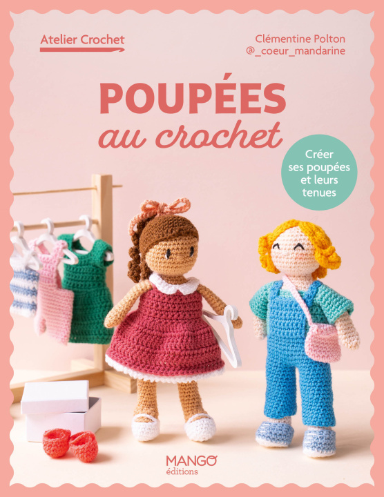 Kniha Poupées au crochet Clémentine Polton