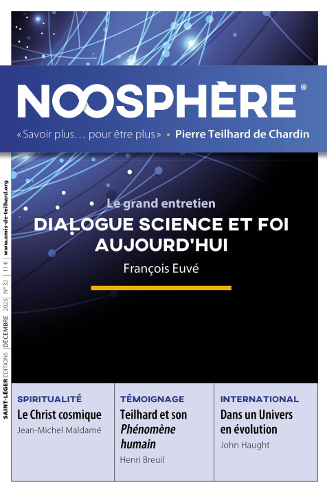 Kniha Noosphère N°32 - Dialogue science et foi aujourd'hui Association des amis de Pierre Teilhard de Chardin (dir.)