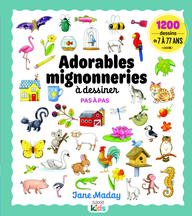 Książka Adorables doodles à dessiner pas à pas Christopher Hart