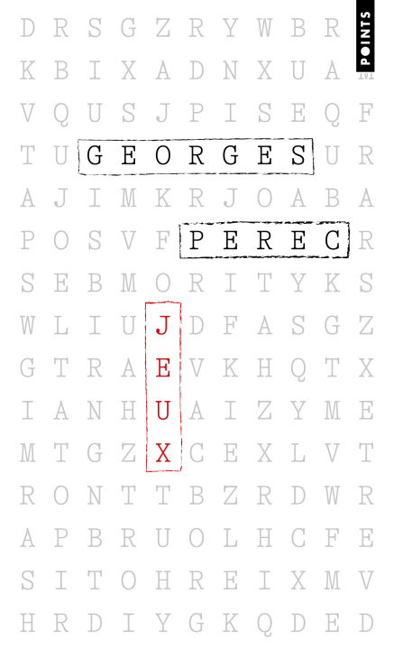 Könyv Jeux Georges Perec