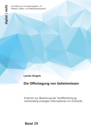 Knjiga Die Offenlegung von Geheimnissen Leonie Jüngels