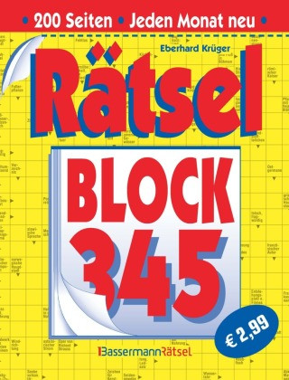 Knjiga Rätselblock 345 Eberhard Krüger