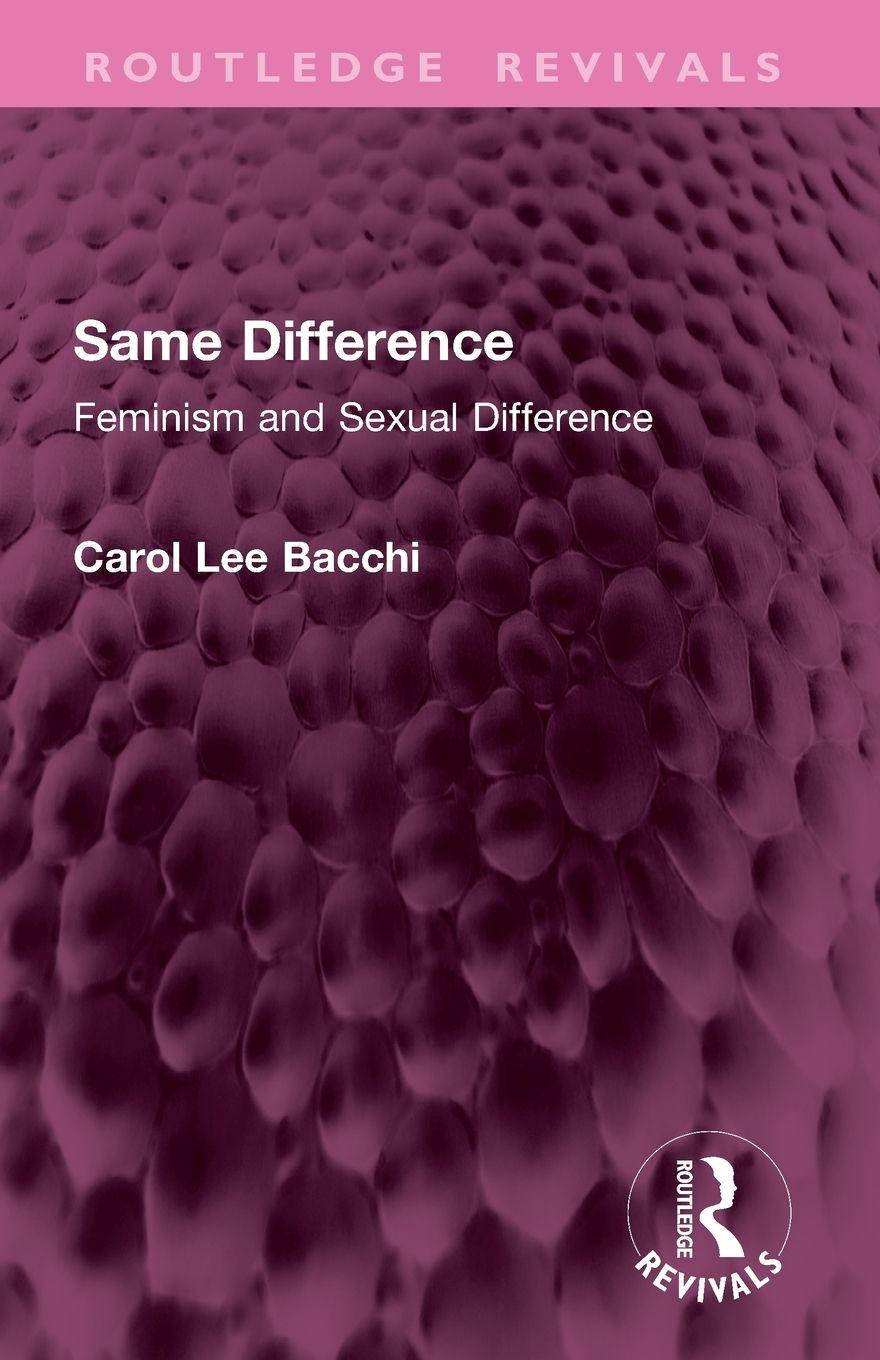 Kniha Same Difference Carol Lee Bacchi