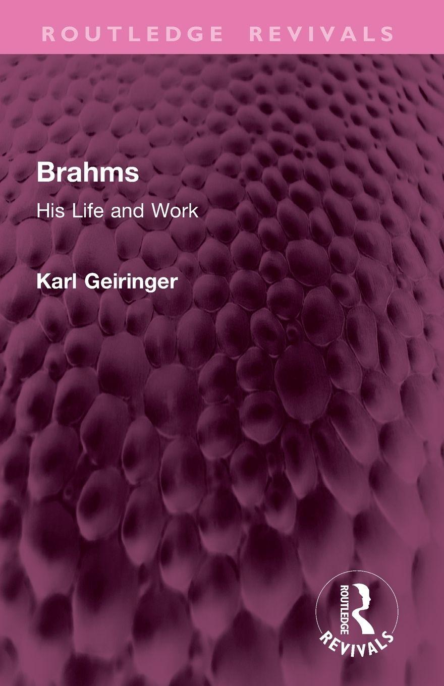 Kniha Brahms Karl Geiringer