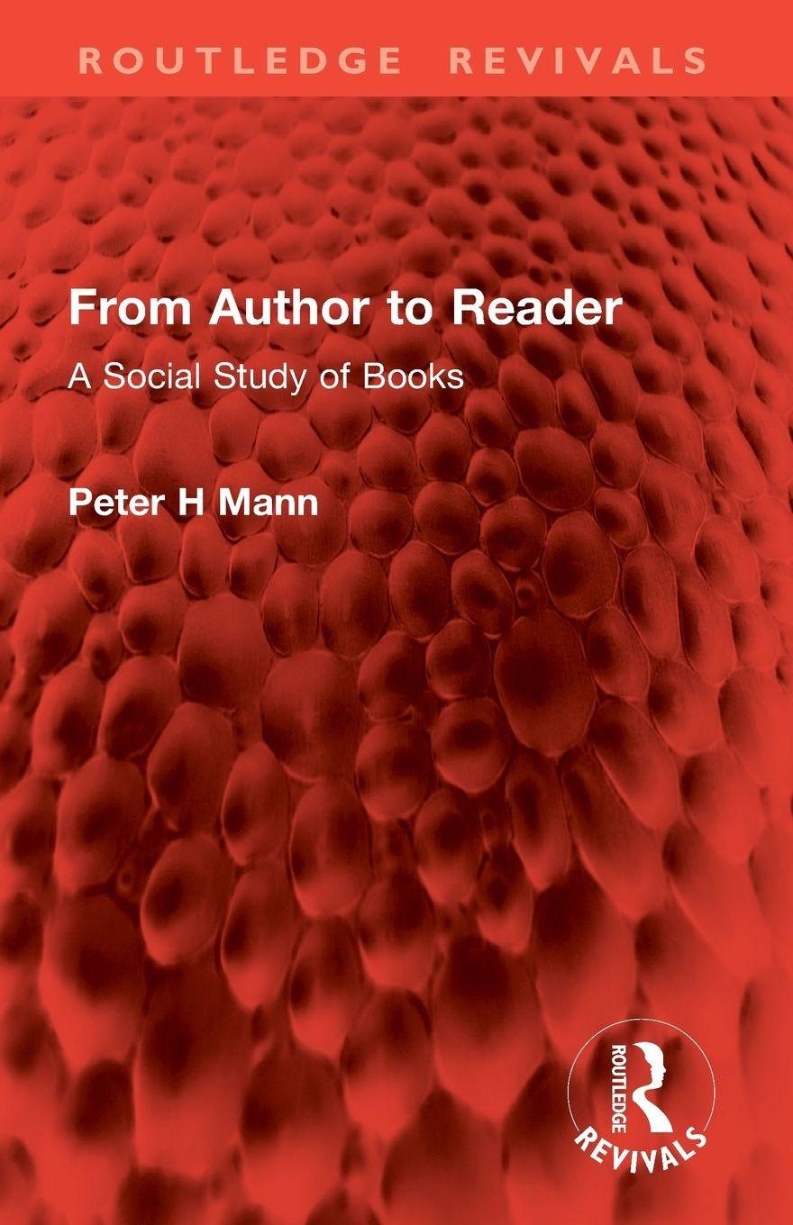 Knjiga From Author to Reader Peter H Mann