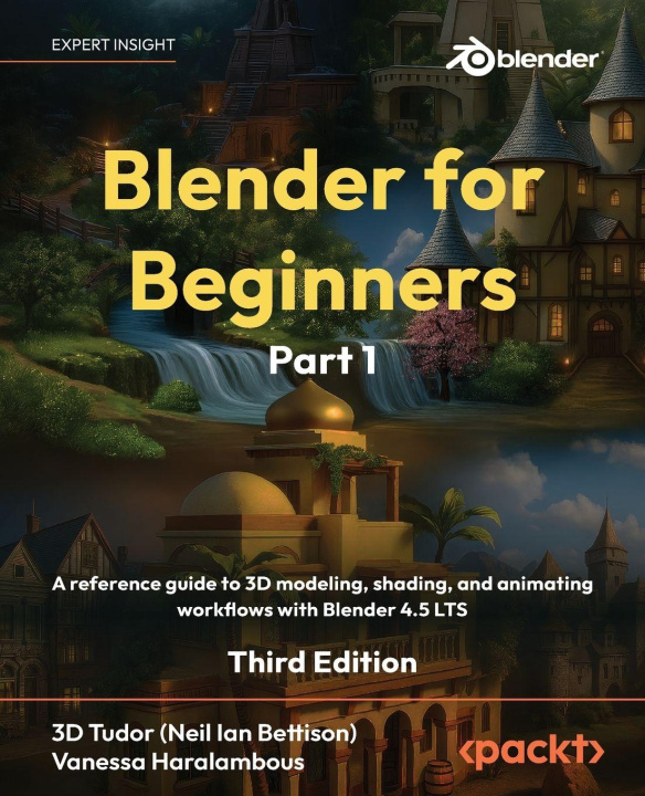 Boek Blender for Beginners Part 1 - Third Edition Vanessa Haralambous