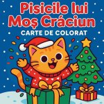 Pisicile lui Mo¿ Cr¿ciun - Carte de colorat