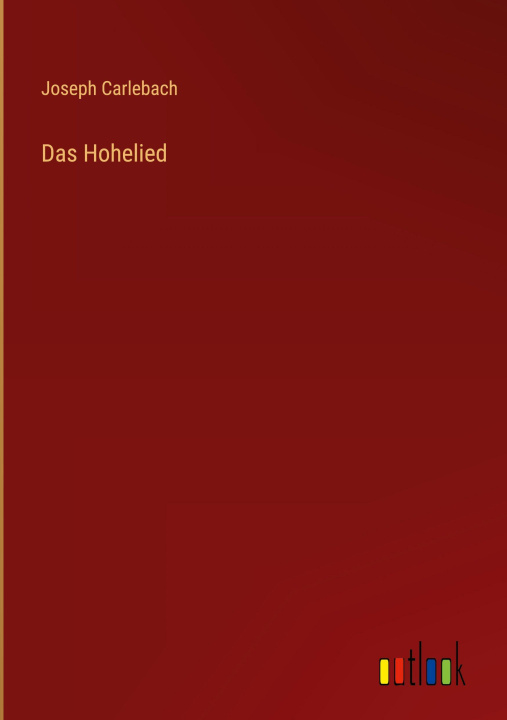 Kniha Das Hohelied Joseph Carlebach