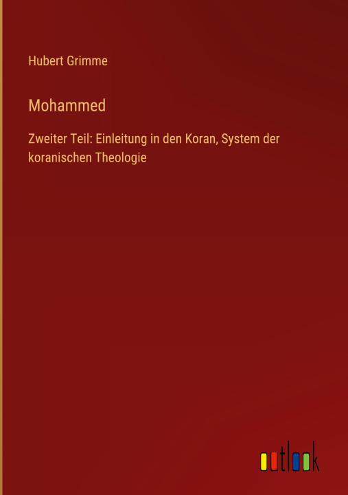Kniha Mohammed Hubert Grimme