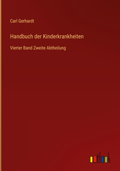 Knjiga Handbuch der Kinderkrankheiten 