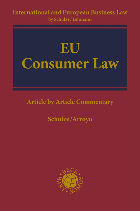 Książka EU Consumer Law Esther Arroyo Amayuelas