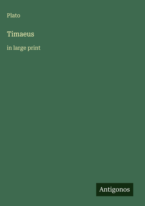Kniha Timaeus 