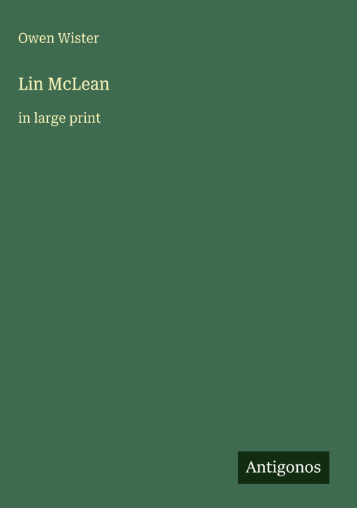 Kniha Lin McLean 