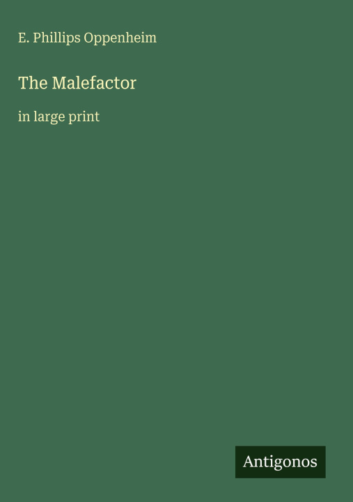 Kniha The Malefactor 