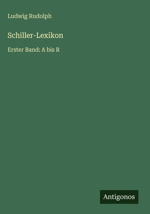 Boek Schiller-Lexikon Ludwig Rudolph