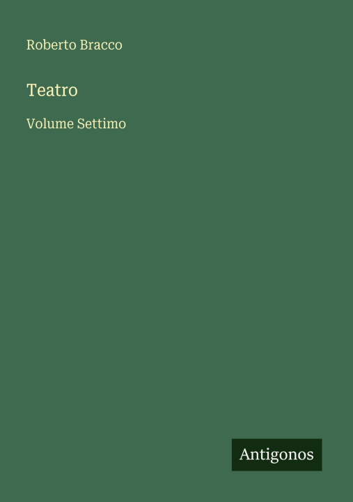 Kniha Teatro Roberto Bracco