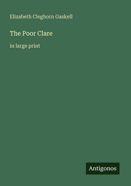 Kniha The Poor Clare 