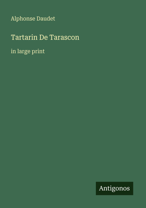 Knjiga Tartarin De Tarascon 
