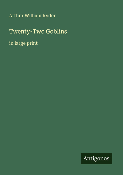 Kniha Twenty-Two Goblins 