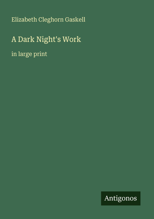 Kniha A Dark Night's Work 