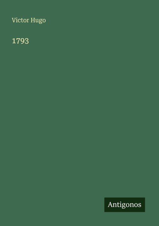 Kniha 1793 Victor Hugo