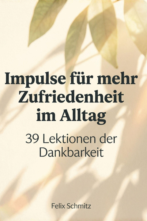 Kniha Impulse für mehr Zufriedenheit im Alltag Felix Schmitz
