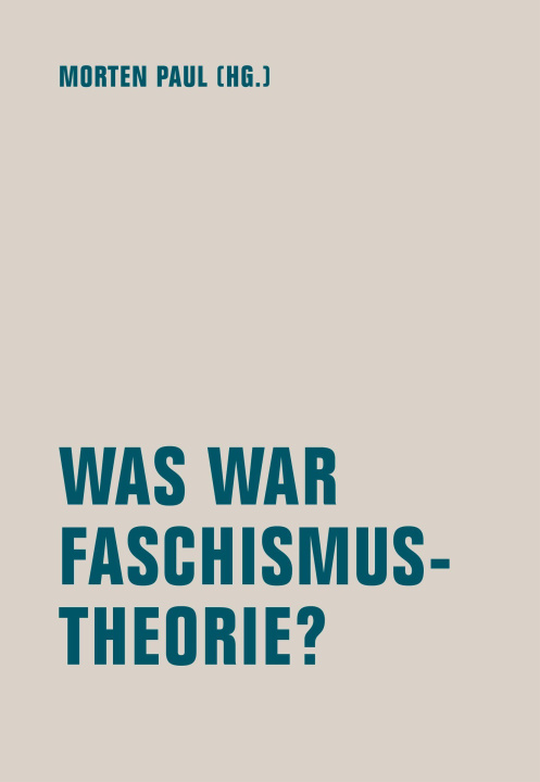 Livro Was war Faschismustheorie? Maria Muhle