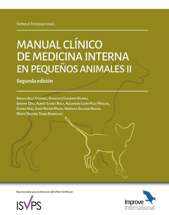 Kniha Manual clínico de Medicina Interna en pequeños animales. Reedición volumen II 