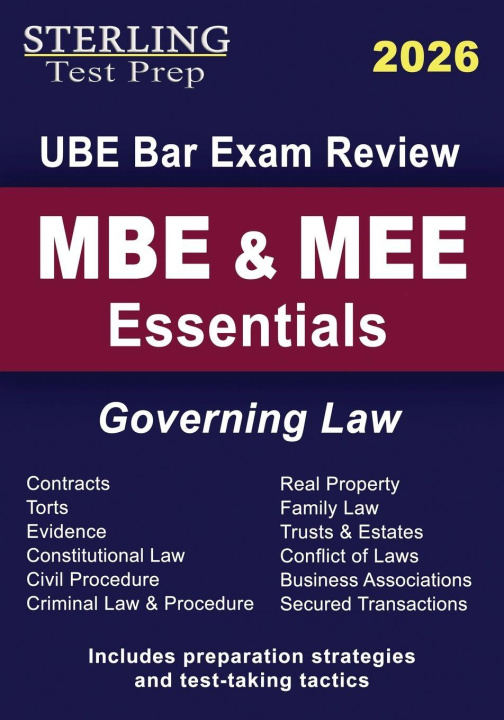 Kniha MBE & MEE Essentials Sterling Test Prep