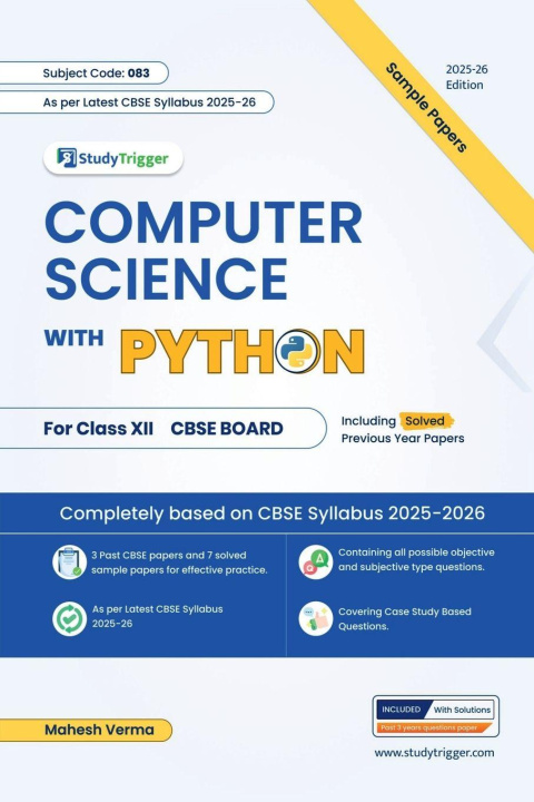 Kniha Computer Science with Python Sample Paper Mahesh Verma