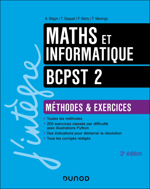 Buch Maths et informatique, Méthodes et exercices BCPST 2 - 6e éd. Arnaud Bégyn