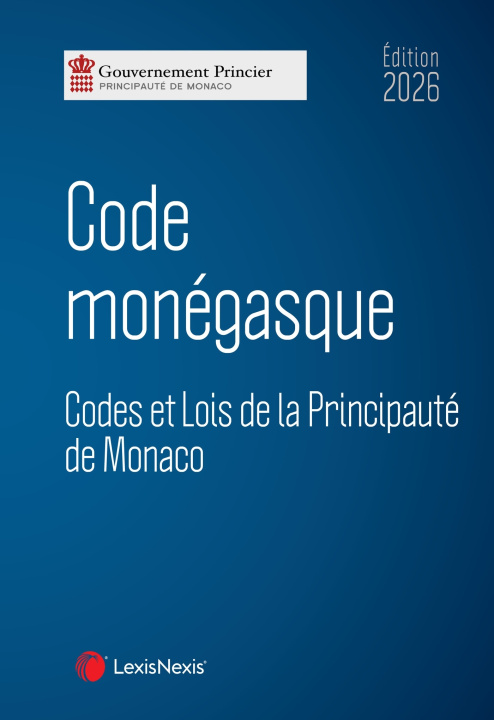 Книга Code monégasque 2026 