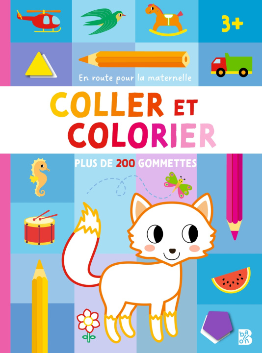 Kniha Coller et colorier 3+ 