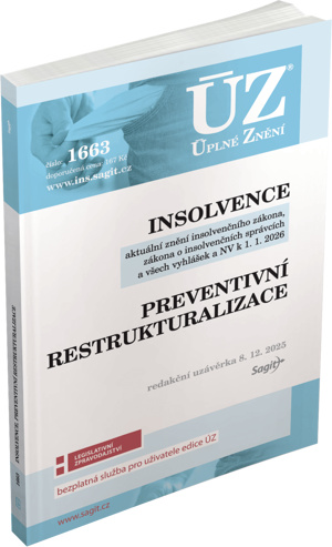 Kniha ÚZ 1663 Insolvence 