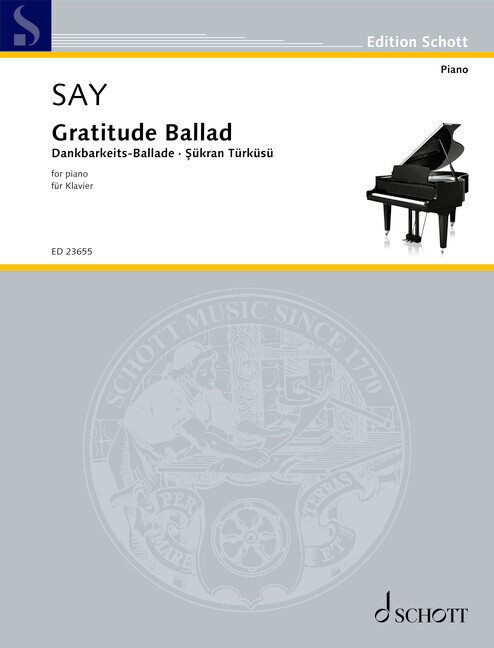 Printed items Gratitude Ballad Fazil Say