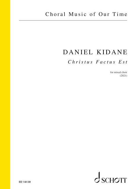 Tiskani izdelki Christus Factus Est Daniel Kidane