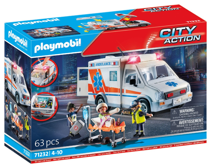 Βιβλίο Playmobil Ambulans 71232 