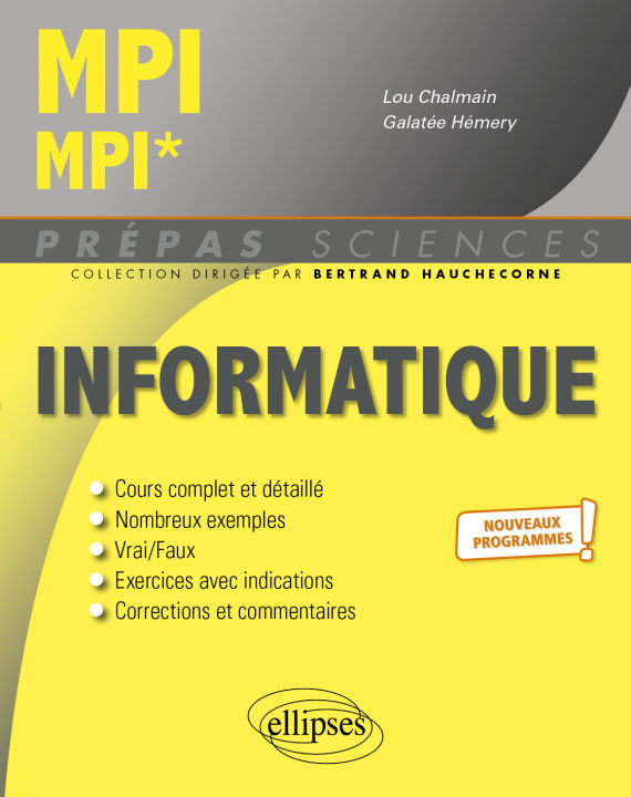 Kniha Informatique MPI/MPI* Chalmain