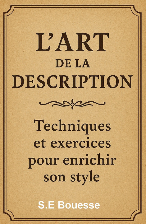 Kniha L'Art de la Description: Techniques et exercices pour enrichir son style S.E Bouesse