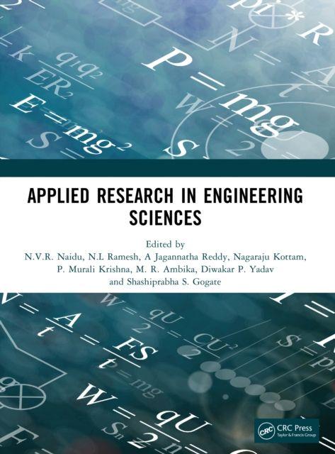 Kniha Applied Research in Engineering Sciences Diwakar P. Yadav