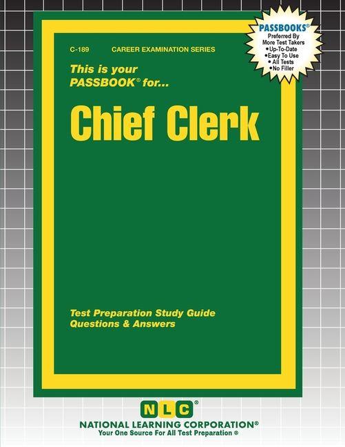 Kniha Chief Clerk 