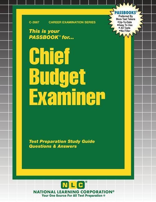 Knjiga Chief Budget Examiner 