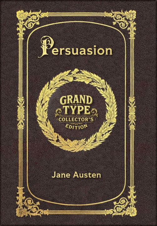 Książka Large Print - Persuasion - Grand Type Collector's Edition - Matte Hardcover with Dust Jacket Jane Austen