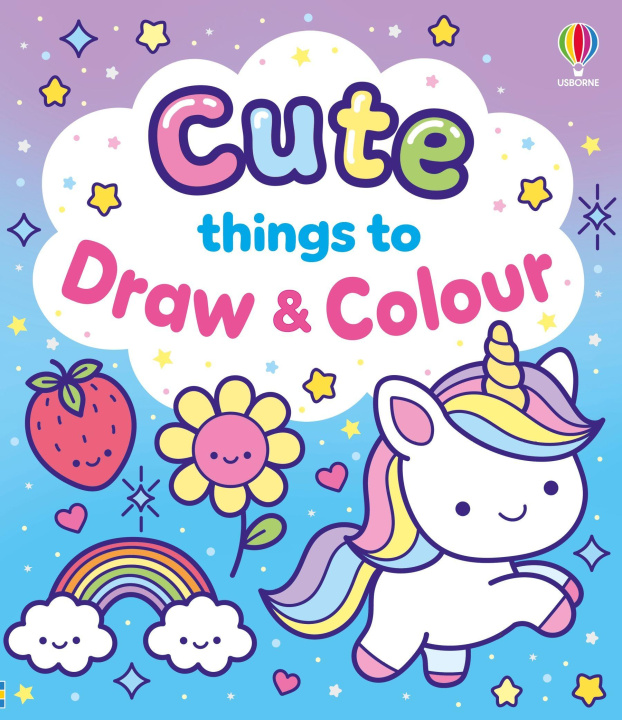Книга Cute Things to Draw and Colour Kate Nolan
