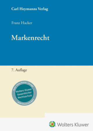 Book Markenrecht Franz Hacker