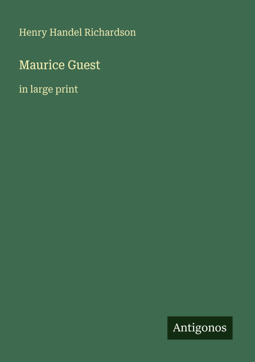 Kniha Maurice Guest 