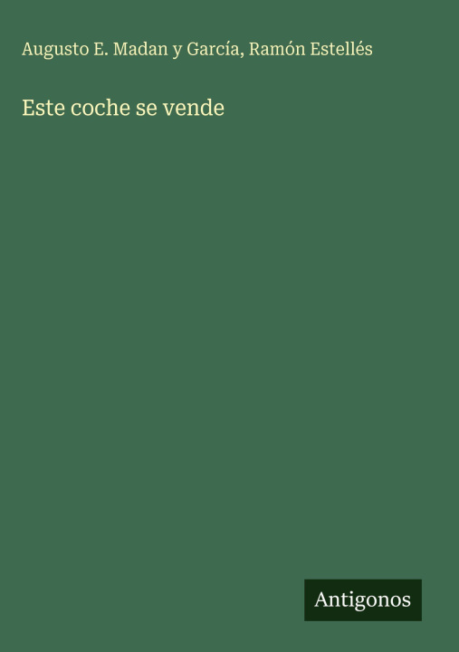 Knjiga Este coche se vende Ramón Estellés