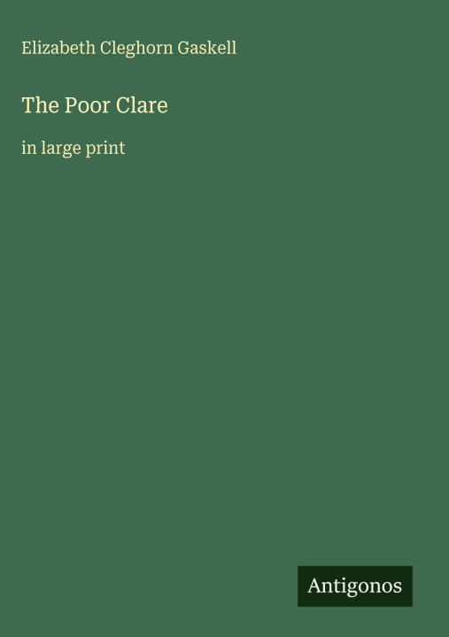 Kniha The Poor Clare 