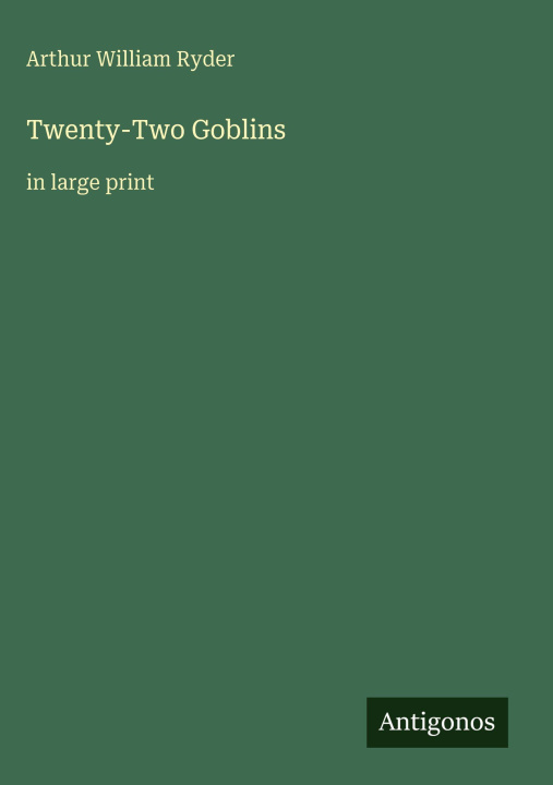 Kniha Twenty-Two Goblins 