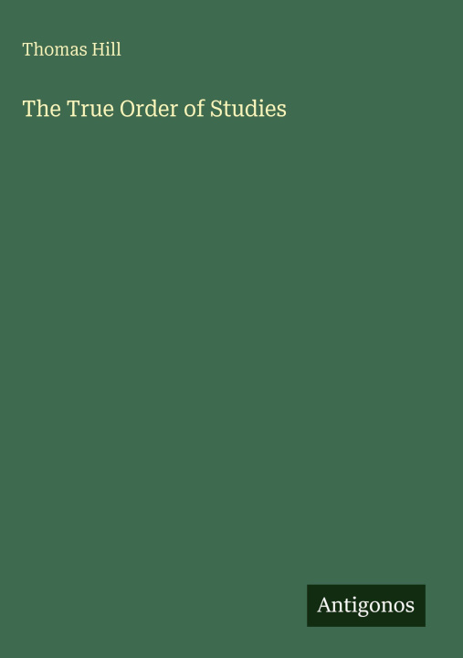 Kniha The True Order of Studies 